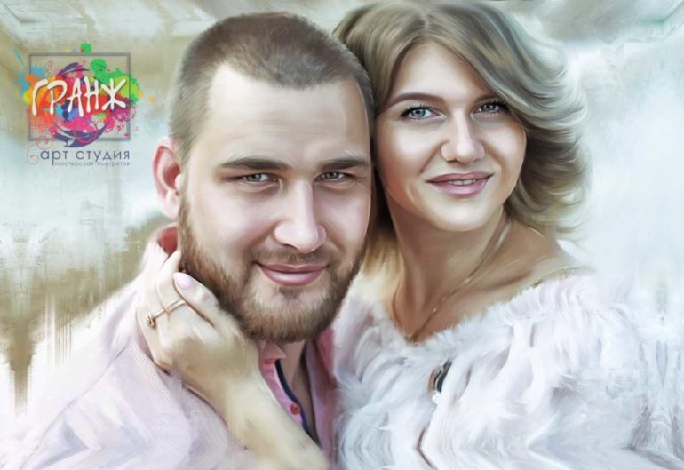 Где заказать портрет по фотографии на холсте в Грозном?